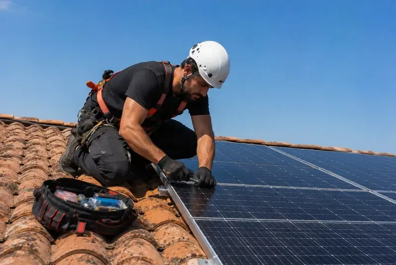 Maintenance et monitoring de panneaux solaires à Bouchain